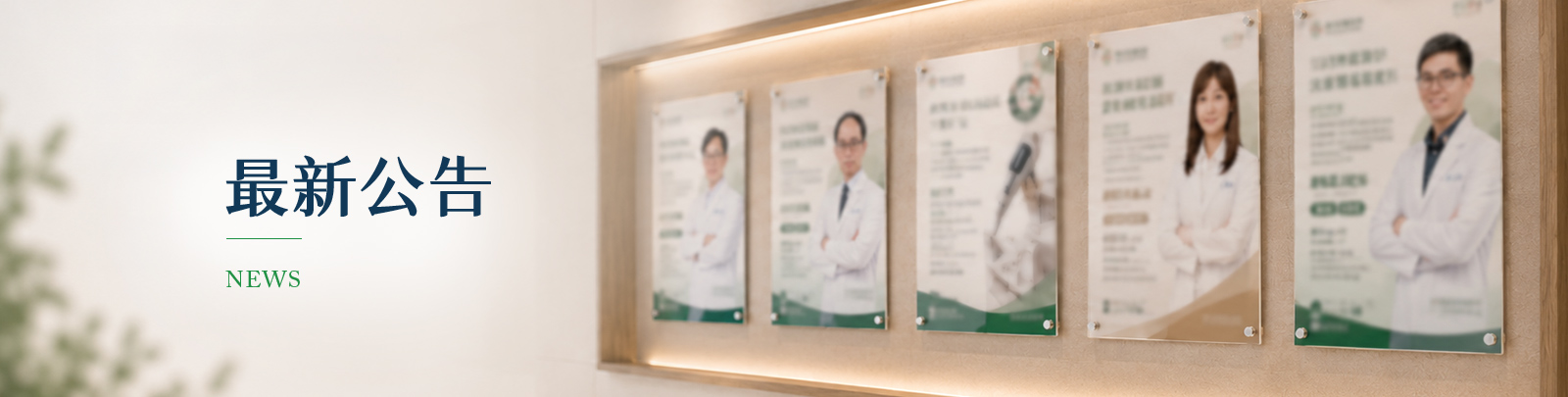 李嘉文泌尿科醫療團隊的最新公告 Banner圖片
